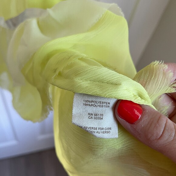 Free People Intimately neon yellow cami tank top - Picture 5 of 8